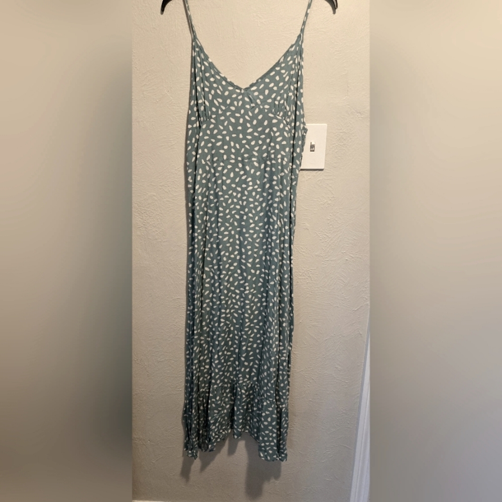 Brovave strapy green summer dress Size XL